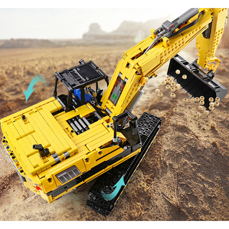 Remote Controlled Digger 1829pcs