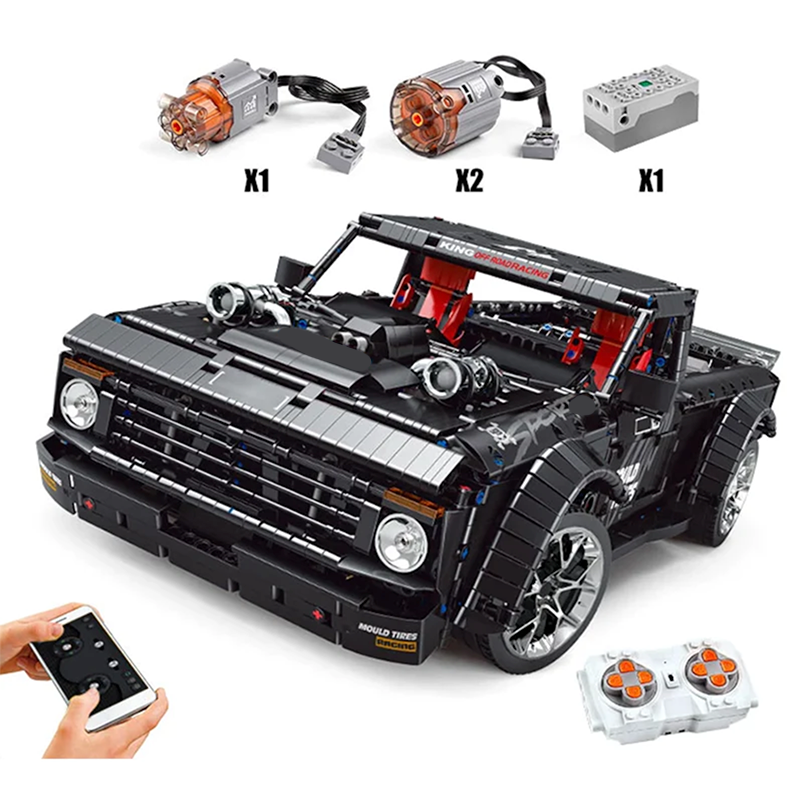 Remote Controlled Slammed Pickup Truck 3694pcs