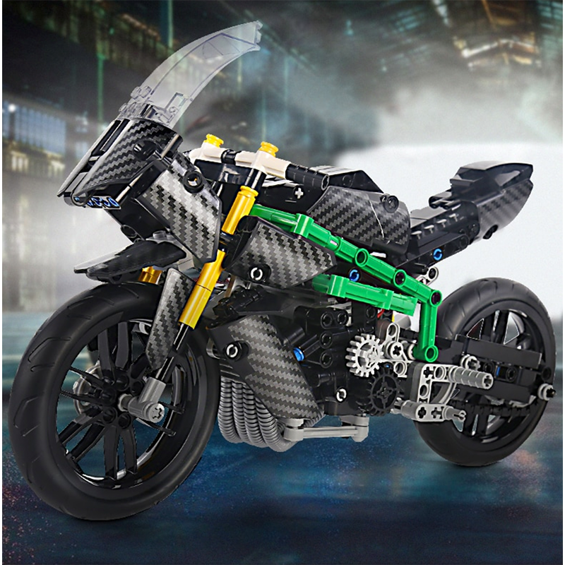 Carbon Motorbike 639pcs