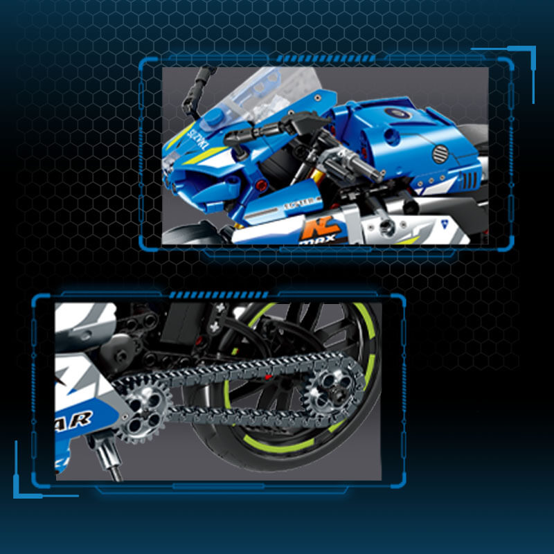 Sapphire Sports Bike 822pcs