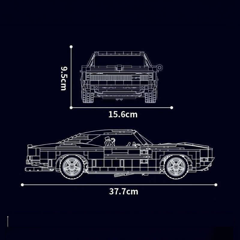 Classic American Muscle 1868pcs