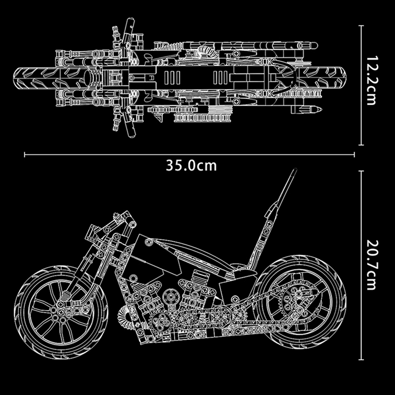 Motorbike 450pcs