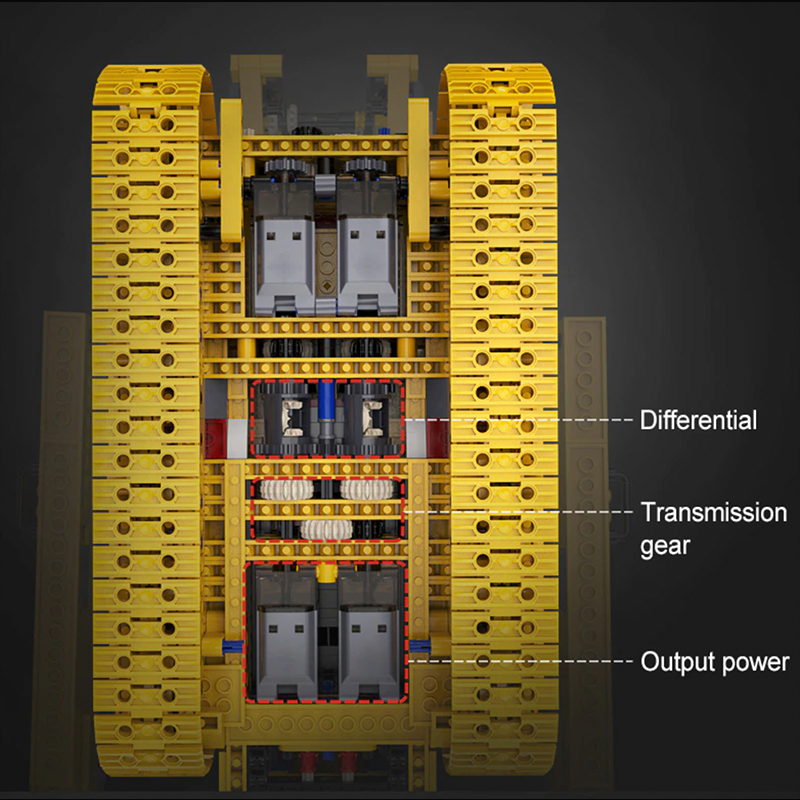 Remote Controlled Goliath Bulldozer 2825pcs