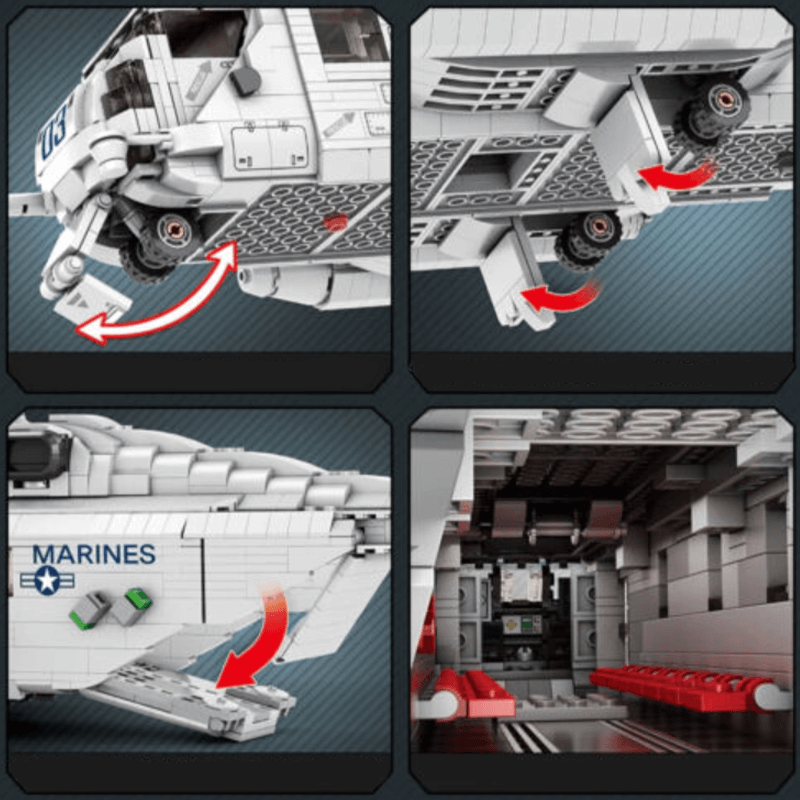 CH-53 Transport Helicopter 2191pcs