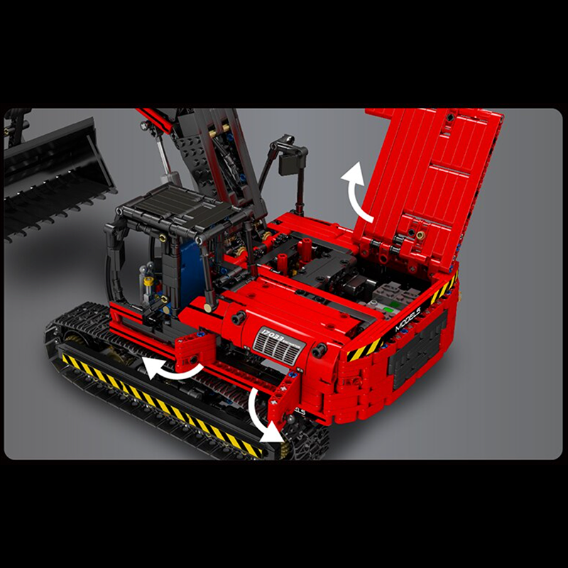 Remote Controlled Excavator 1827pcs