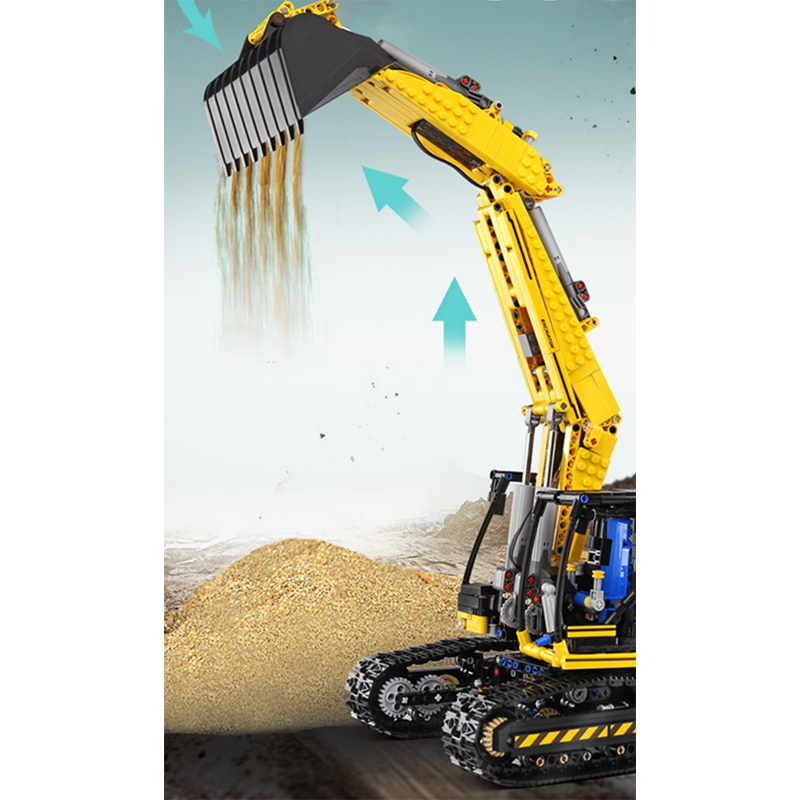 Remote Controlled Digger 1829pcs