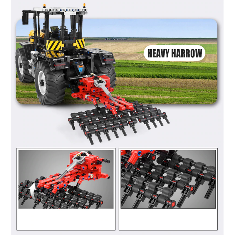 Remote Controlled Tractor 2596pcs