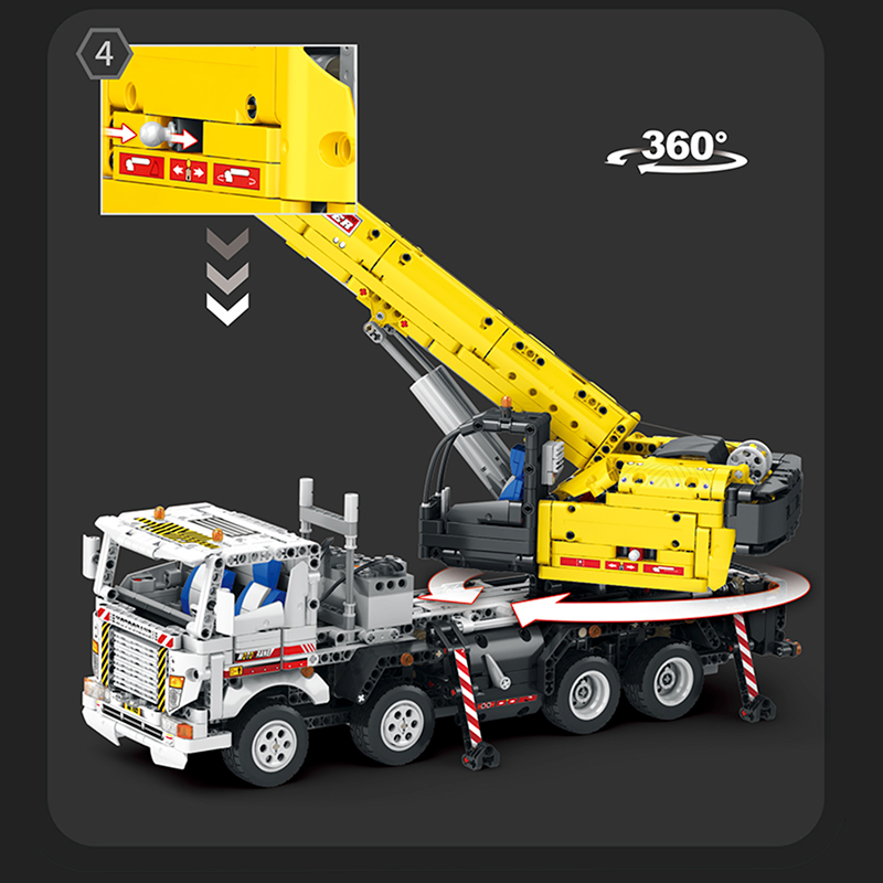 Remote Controlled Crane Truck 2205pcs