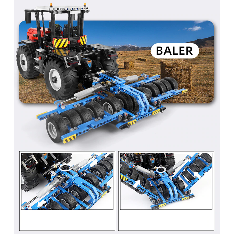 Remote Controlled Tractor 2716pcs