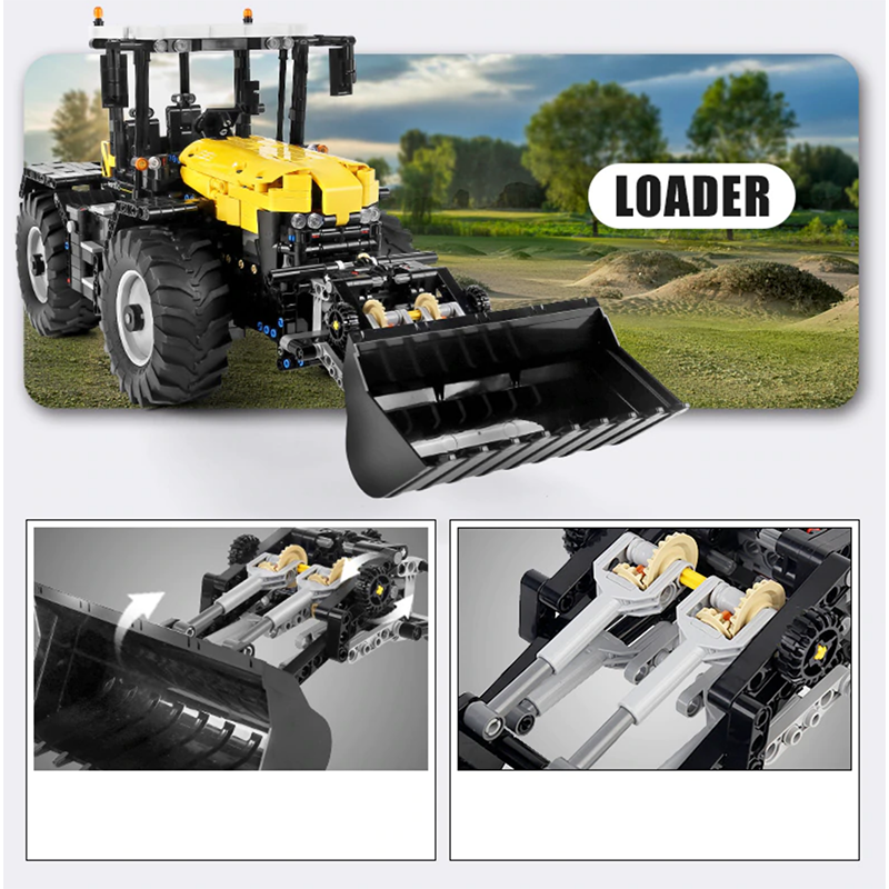 Remote Controlled Tractor 2596pcs