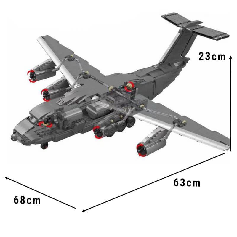 Y-20 Large Military Aircraft 2202pcs