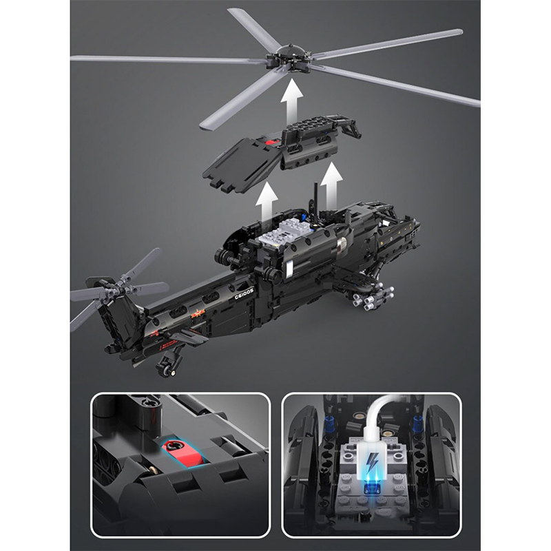 Remote Controlled Helicopter 989pcs