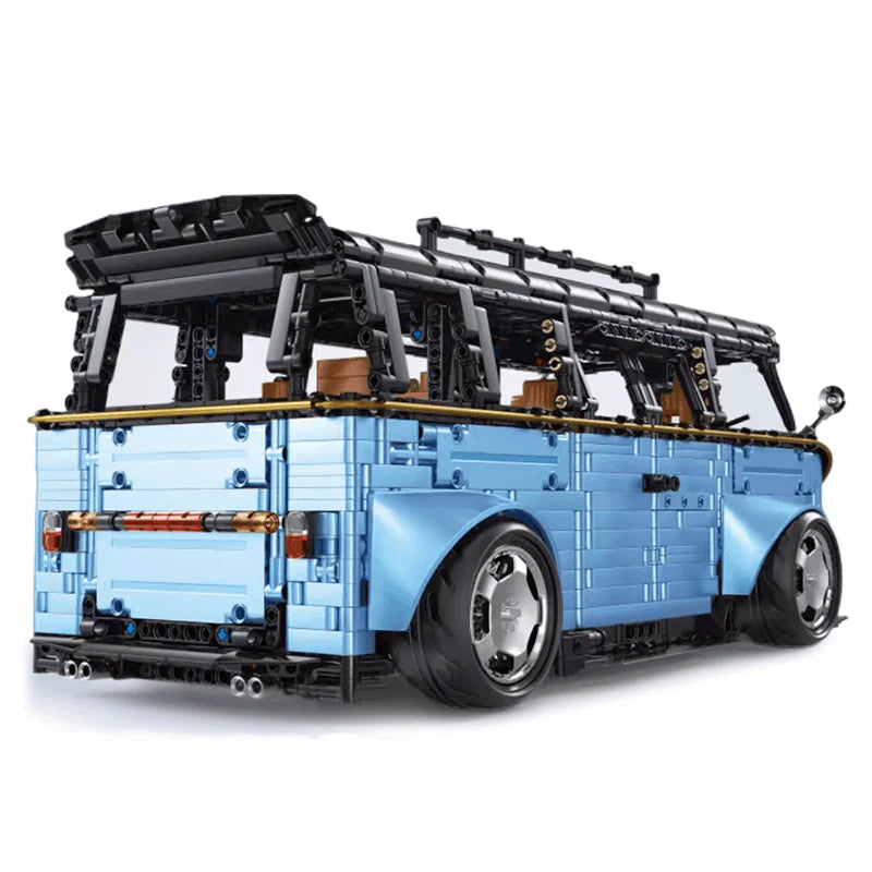 Widebody Satin Blue Campervan 3298pcs